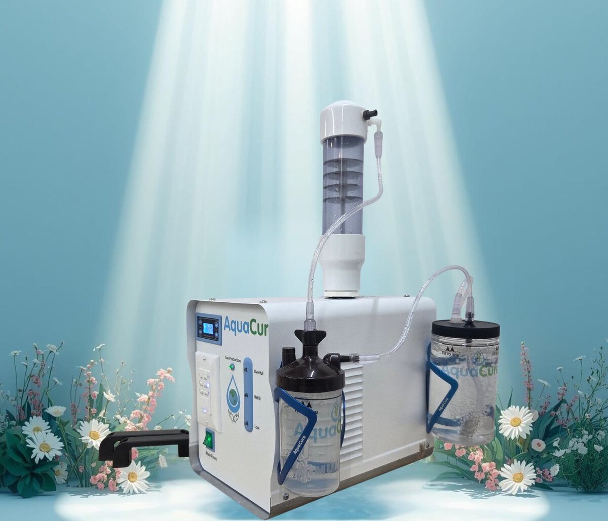 The AquaCure AC60 hydrogen electrolyzer unit